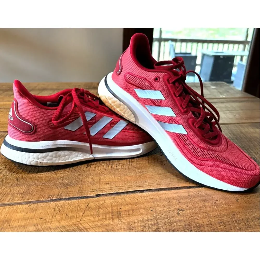 Adidas Boost Supernova‎ Power Red Athletic Running Shoes FX7422 Mens Size 7